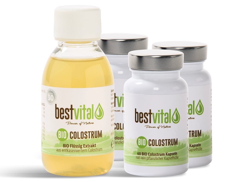 Bestvital Bio Colostrum Produkte